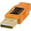 buy Tether Tools TetherPro USB 2.0 Type-A Male to Mini-B Male Cable (1', Orange) in India imastudent.com