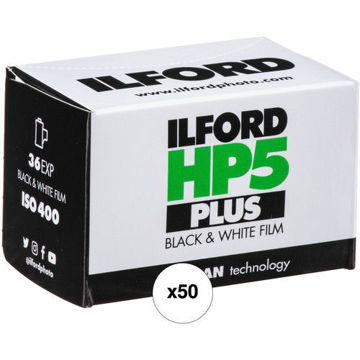 buy Ilford HP5 Plus Black and White Negative Film (35mm Roll Film, 36 Exposures, 50 Pack) in India imastudent.com