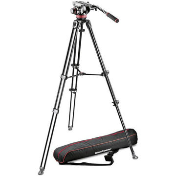 Manfrotto MVH502A Fluid Head and MVT502AM Tripod price in india features reviews specs