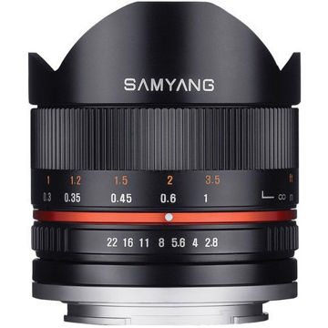 Samyang 8mm f/2.8 Fisheye II Lens for Fujifilm X Mount price in india features reviews specs