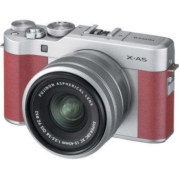 buy FUJIFILM X-A5 Mirrorless Camera with 15-45mm Lens (Pink) in India imastudent.com