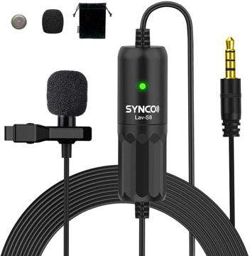 SYNCO Lav-S8 Lavalier Microphone price in india features reviews specs