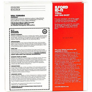 Ilford ID-11 Film Developer (Powder) for Black & White Film price in india features reviews specs