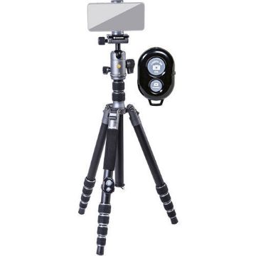 Vanguard VEO 3 GO 265HAB Aluminum Tripod/Monopod with BH-120 Ball Head, Smartphone Connector, and Bluetooth Remote price in india features reviews specs