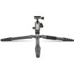 Vanguard VEO 3 GO 265HCB Carbon Fiber Tripod/Monopod with BH-120 Ball Head, Smartphone Connector, and Bluetooth Remote price in india features reviews specs