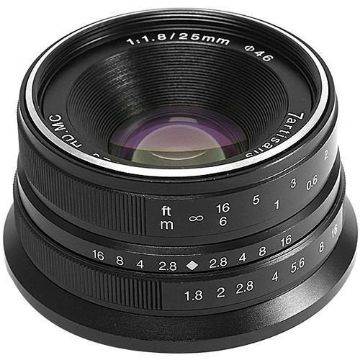 7artisans Photoelectric 25mm f/1.8 Lens for Micro Four Thirds in india features reviews specs