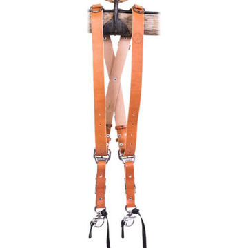 HoldFast Gear Money Maker Two-Camera Harness with Silver Hardware (English Bridle, Tan, Medium) price in india features reviews specs