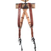HoldFast Gear Money Maker Two-Camera Harness with Black Hardware (English Bridle, Chestnut, Large) price in india features reviews specs