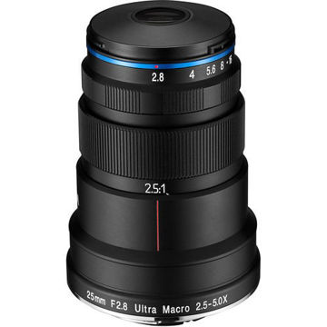 Venus Optics Laowa 25mm f/2.8 2.5-5X Ultra Macro Lens for Canon EF price in india features reviews specs