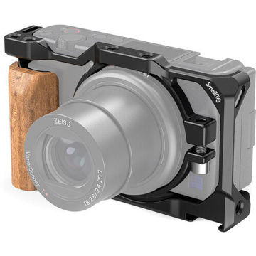 SmallRig Cage with Wooden Handgrip for Sony ZV1 Camera price in india features reviews specs