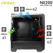 ANTEC NX200 TEMPERED SIDE PANEL 1 X 120MM REAR PREINSTALLED FAN RGB CASE  price in india features reviews specs