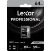 Lexar 64GB Professional 1667x UHS-II SDXC Memory Card in india features reviews specs