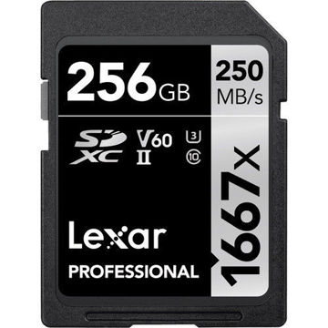 Lexar 256GB Professional 1667x UHS-II SDXC Memory Card in india features reviews specs