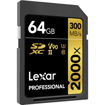 Lexar 64GB Professional 2000x UHS-II SDXC Memory Card in india features reviews specs