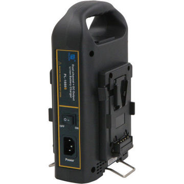 Fxlion PL1680B Dual-Channel V-Mount Battery Charger with DC Output in india features reviews specs