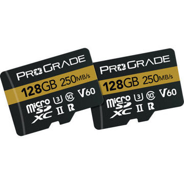 ProGrade Digital 128GB UHS-II microSDXC Memory Card with SD Adapter in India imastudent.com