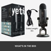 Blue Yeti USB Microphone (Blackout) in India imastudent.com