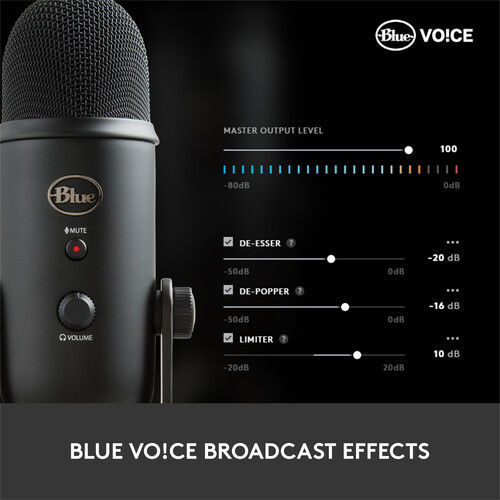 Blue Yeti USB Microphone (Midnight Blue) | IMASTUDENT.COM