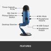 Blue Yeti USB Microphone (Midnight Blue) in India imastudent.com