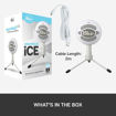 Blue Snowball iCE White - USB Microphone in India imastudent.com