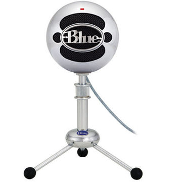 BLUE SNOWBALL BRUSHED ALUMINUM USB MICROPHONE in India imastudent.com