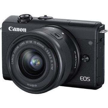buy Canon EOS M200 Mirrorless Digital Camera with 15-45mm Lens (Black) in india imastudent.com
