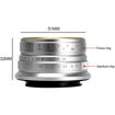 7artisans Photoelectric 25mm f/1.8 Lens for Sony E (Silver) in India imastudent.com