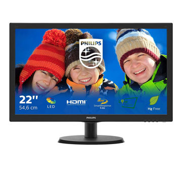 PHILIPS 21.5 inch LCD Monitor with Smart Control Lite in India imastudent.com