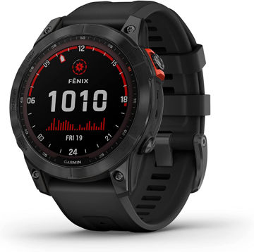 Garmin Fenix 7 Solar - Slate Gray with Black Band price in india features reviews specs	