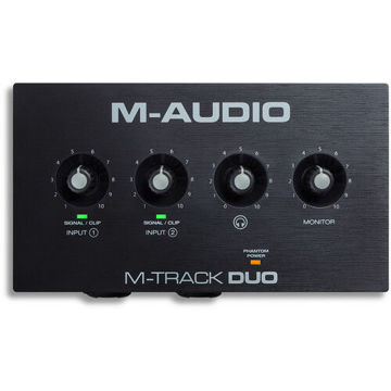 M-Audio M-Track Duo Desktop 2x2 USB Audio Interface in India imastudent.com