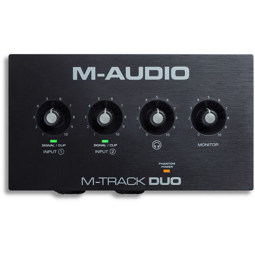 Buy M-Audio M-Track Duo Desktop 2x2 USB Audio Interface at Lowest