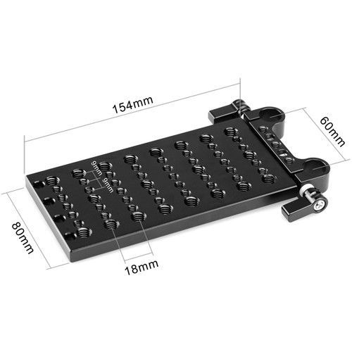 Buy SmallRig 1093 Cheese Plate with Dual 15mm Rod Clamp at Lowest Price