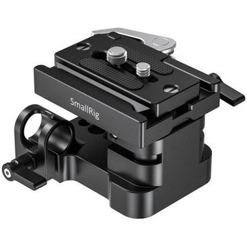 SmallRig 2092B Universal 15mm Rail Support System Baseplate in India imastudent.com