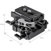 SmallRig 2092B Universal 15mm Rail Support System Baseplate in India imastudent.com