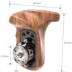 SmallRig 1941B Right Side Wooden Grip with Arri Rosette in India imastudent.com