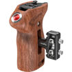 SmallRig 2978 Wooden NATO Side Handle with Quick Release NATO Rail in India imastudent.com