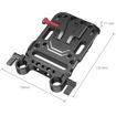 SmallRig 3016 V-Lock Battery Plate with 15mm LWS Rod Clamp in India imastudent.com