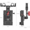 SmallRig 3499 V Mount Battery Adapter Plate with Dual Rod Clamp and Extension Arm in India imastudent.com