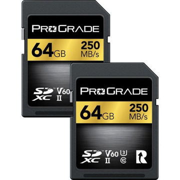 ProGrade Digital 64GB UHS-II SDXC Memory Card (2-Pack) price in india features reviews specs	