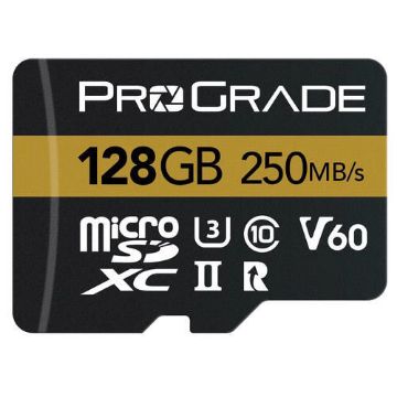 ProGrade Digital 128GB UHS-II microSDXC Memory Card with SD Adapter price in india features reviews specs	