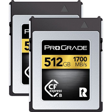 Prograde Digital 512Gb Cfexpress 2.0 Type B Gold Memory Card (2-Pack) price in india features reviews specs	