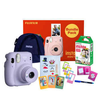 Fujifilm Instax Mini 11 Bundle Pack Lilac Purple in India imastudent.com