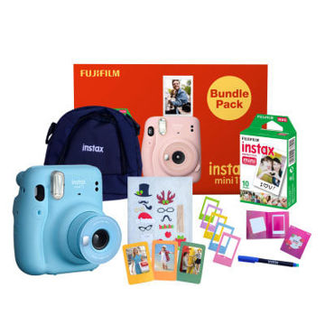 Fujifilm Instax Mini 11 Bundle Pack SKY BLUE in India imastudent.com