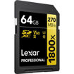 Lexar 64GB Professional 1800x UHS-II SDXC Memory Card (GOLD Series) in India imastudent.com