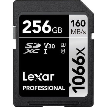 Lexar 256GB Professional 1066x UHS-I SDXC Memory Card (SILVER Series) in India imastudent.com