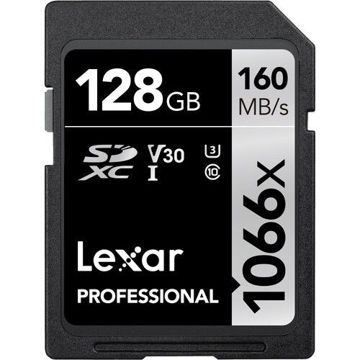 Lexar 128GB Professional 1066x UHS-I SDXC Memory Card (SILVER Series) in India imastudent.com