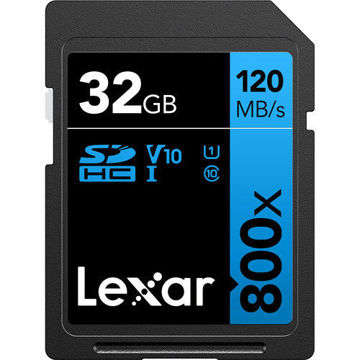 Lexar 32GB High-Performance 800x UHS-I SDXC Memory Card (BLUE Series) in India imastudent.com