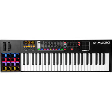 buy M-Audio Code 49 49-Key USB/MIDI Keyboard Controller with X/Y Touch Pad (Black) in India imastudent.com