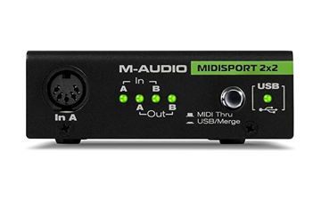 M-Audio Midiman Midisport 2X2 USB MIDI Interface in india features reviews specs