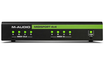 M-Audio Midisport 4x4 Anniversary Edition USB MIDI Interface in india features reviews specs